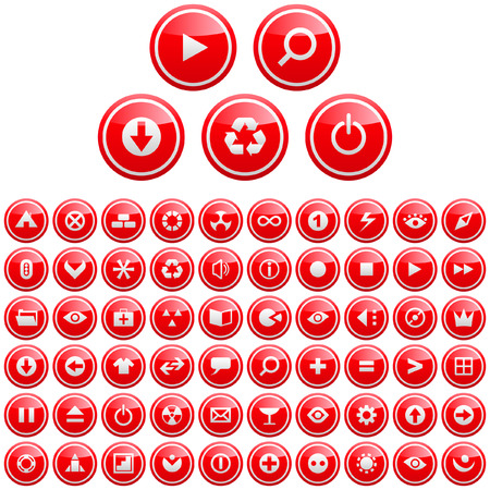 Vector beautiful icon set  のイラスト素材