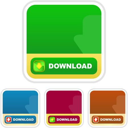 Download banners. Vector set for web.  のイラスト素材