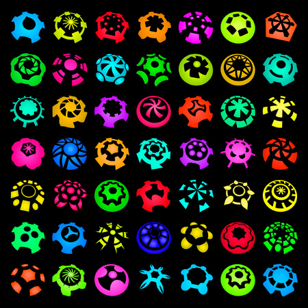Graphic elements set. Vector great collection.  のイラスト素材