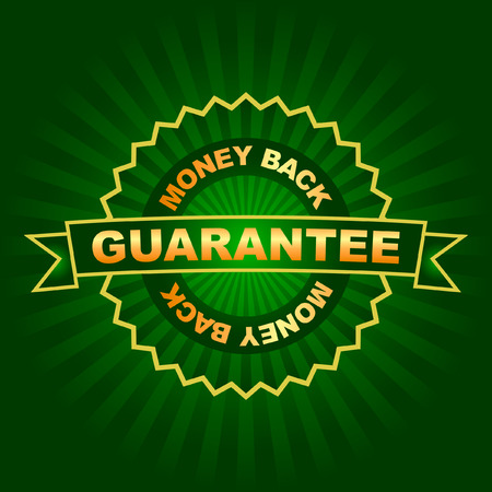 Vector guarantee label.  のイラスト素材
