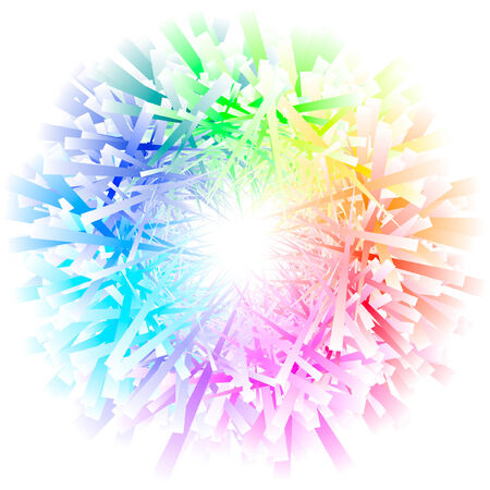 Rainbow design elements  のイラスト素材