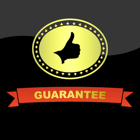 Vector guarantee label.  のイラスト素材
