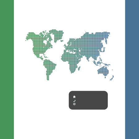 Vector map of the world. Business background.  のイラスト素材