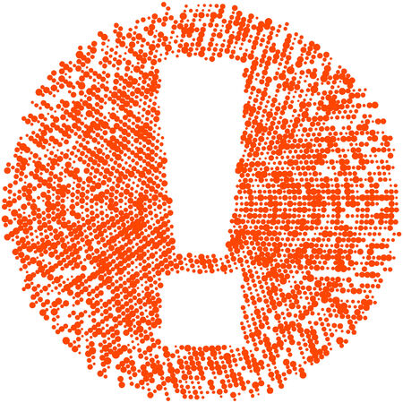 Vector exclamation elementのイラスト素材