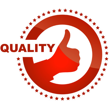 Quality guaranteed signのイラスト素材