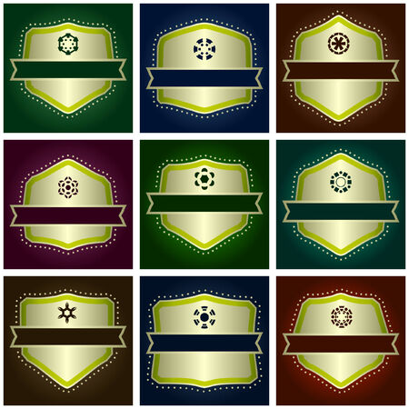 Vector design frames  のイラスト素材