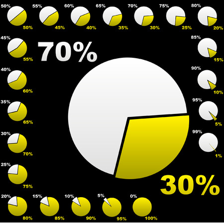Business statistics vector  のイラスト素材