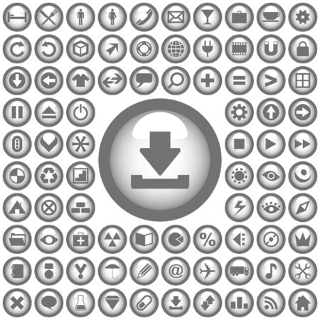 Vector beautiful icon set  のイラスト素材