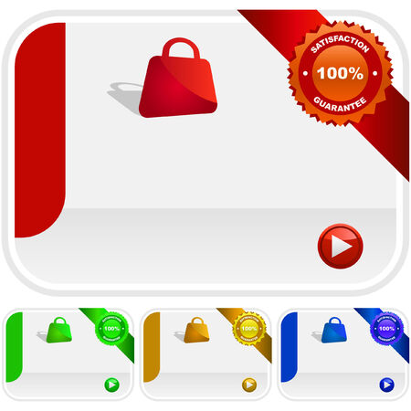 Vector collection of sale banners  のイラスト素材