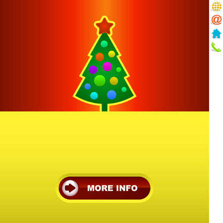 Vector seasonal banner for advertising  のイラスト素材