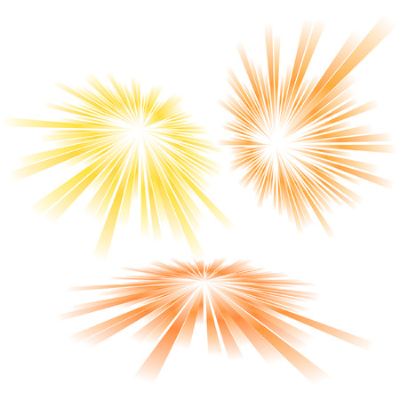 Sunburst abstract vector.  のイラスト素材