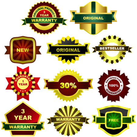 Set of sale labels. Vector great collection.    のイラスト素材