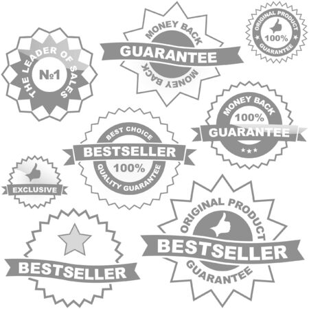 Vector collection of sale signs   のイラスト素材