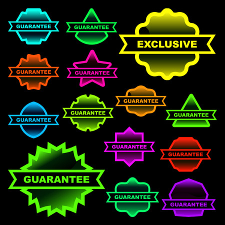 Vector guarantee label.  のイラスト素材