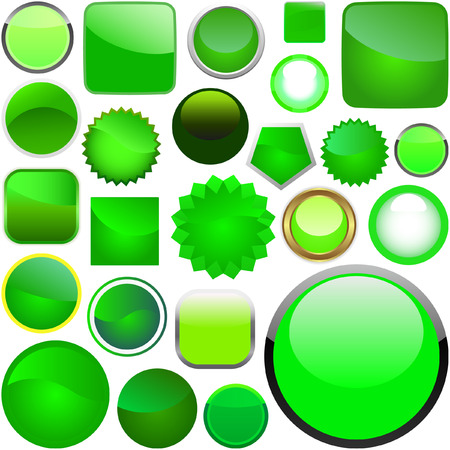 Web buttons for design.  のイラスト素材