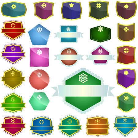 Set of design frames. Vector set.  のイラスト素材