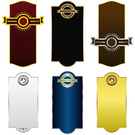 Set of design labels. Vector set.  のイラスト素材