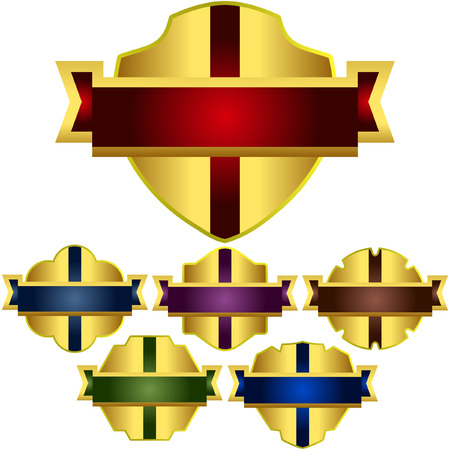 Vector shield for design  のイラスト素材