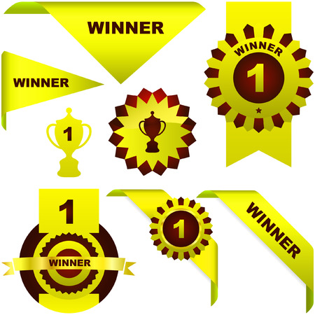 Vector award setのイラスト素材