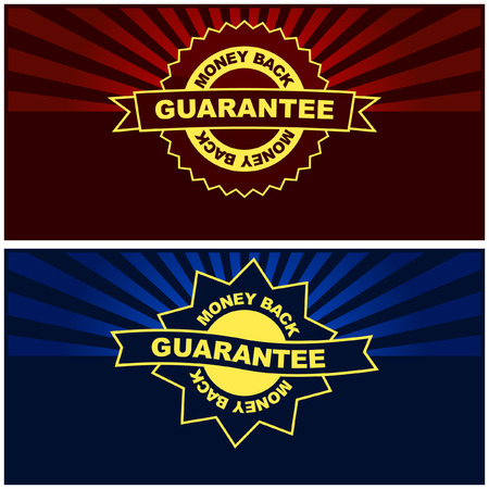 Vector guarantee label.  のイラスト素材