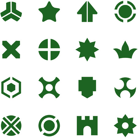 Graphic elements set. Vector illustration.  のイラスト素材