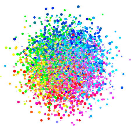 Random colored drops background のイラスト素材