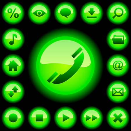 Vector icon set  のイラスト素材