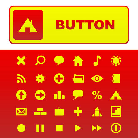 Vector icon set  のイラスト素材