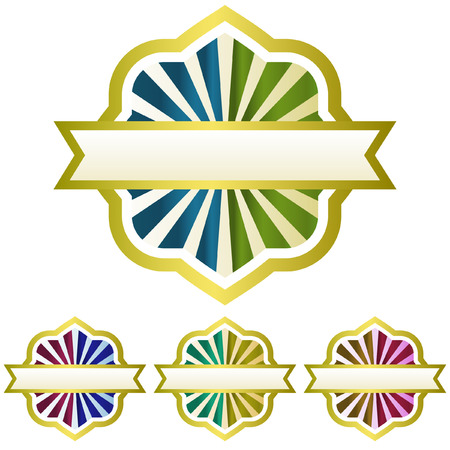 Set of design labels. Vector set.  のイラスト素材