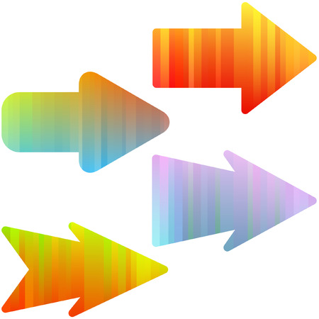 Arrow set vector for web design.  のイラスト素材