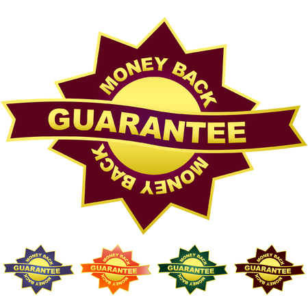 Vector guarantee label.  のイラスト素材