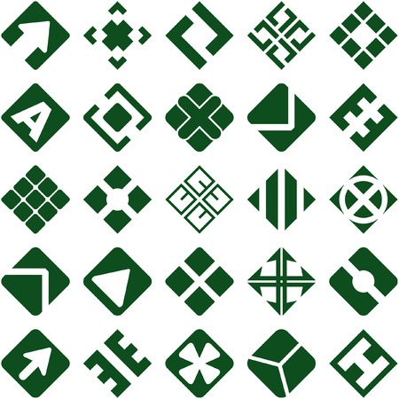 Collection of different graphic elements for design.  のイラスト素材