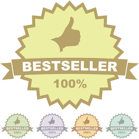 Bestseller emblem.  のイラスト素材