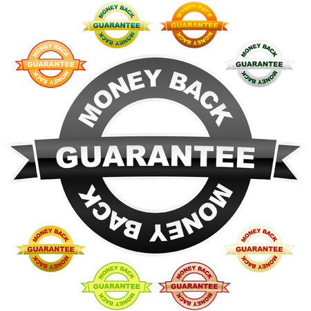 Vector guarantee label.  のイラスト素材