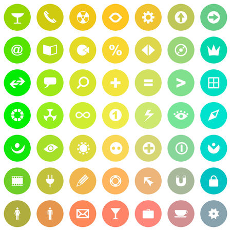 Vector collection of web buttonsのイラスト素材