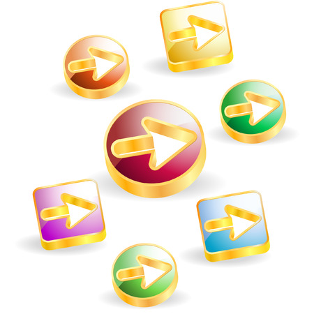 A vector set of useful arrows.   のイラスト素材