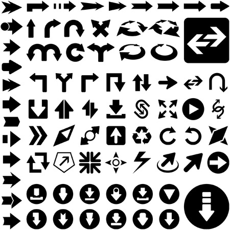 A vector set of useful arrows.   のイラスト素材
