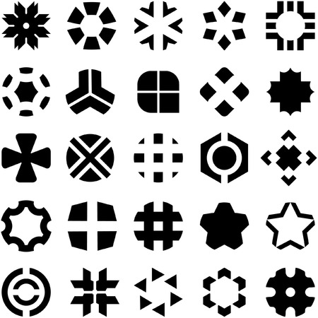 Graphic elements set. Vector illustration.  のイラスト素材