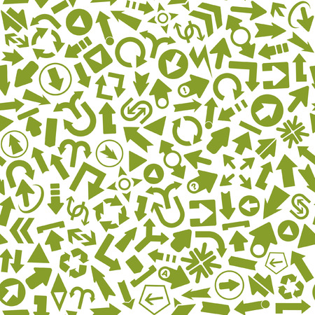 Seamless arrow background. Vector pattern.  のイラスト素材