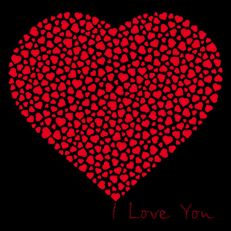 Love message. Vector illustration.   のイラスト素材