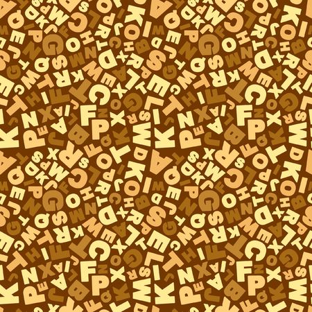Seamless alphabet background. Vector pattern.  のイラスト素材