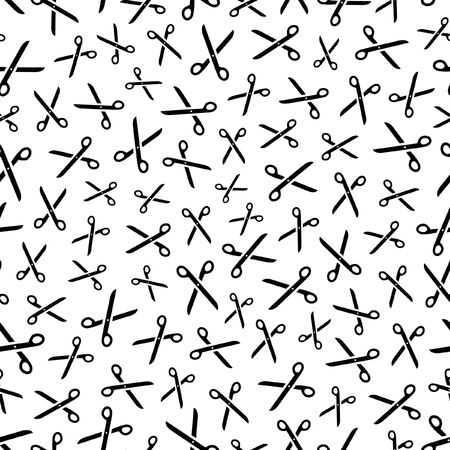 Seamless pattern with scissors   のイラスト素材