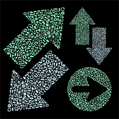 A vector set of useful arrows.   のイラスト素材