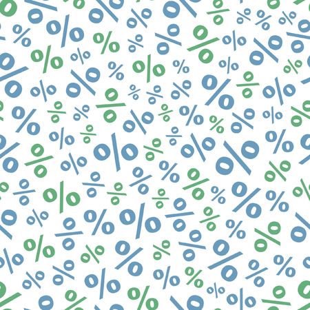 Seamless pattern with percent symbol.  のイラスト素材