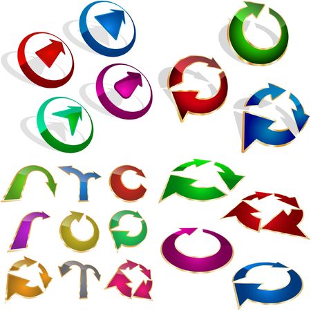 A set of useful arrows.   のイラスト素材