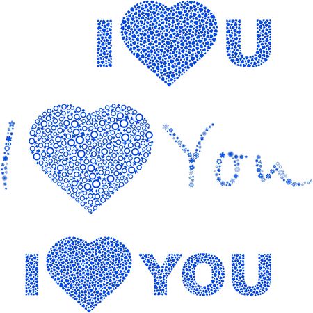 Love message.のイラスト素材