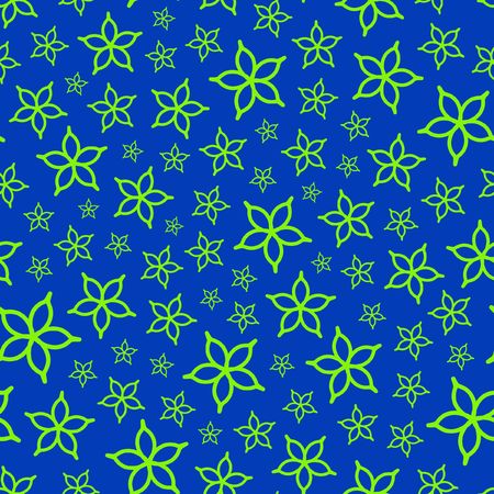 Seamless background with flowers.  のイラスト素材