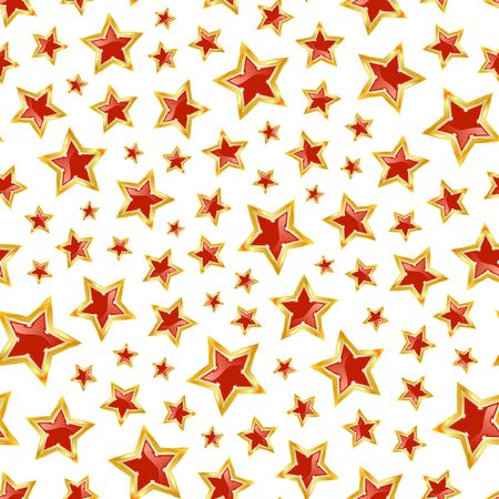 Seamless pattern with stars.  のイラスト素材