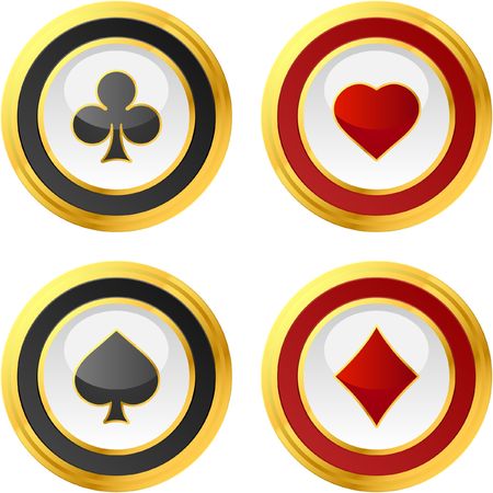Card suits. のイラスト素材