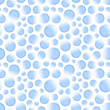 Seamless pattern with water drops.のイラスト素材